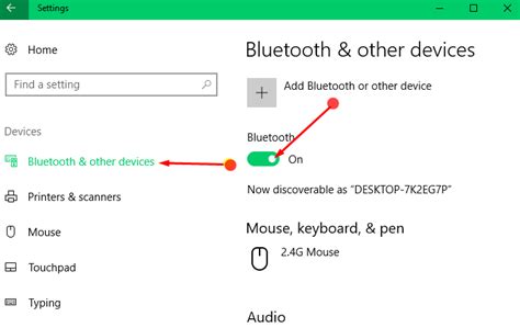 If you're using a laptop with a physical bluetooth switch on the body, make sure it's switched on. How to Pair And Unpair Bluetooth Devices on Windows 10