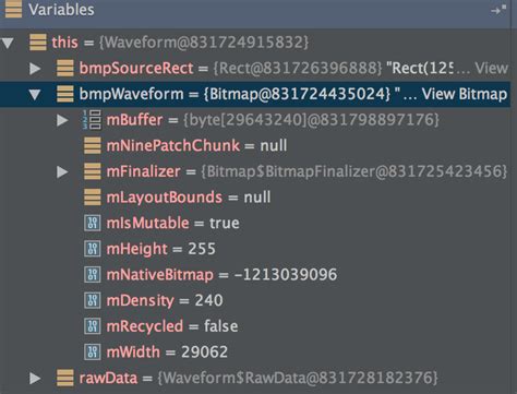 Debugging Android Studio Debug View Bitmap Downscaled Stack Overflow