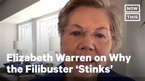 Elizabeth Warren Breaks Down The Filibuster Youtube