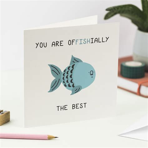 Officially The Best Greeting Cards Blank Inside Funny Etsy