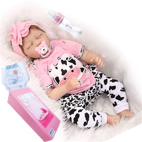 Buy Npkdoll Lifelike Newborn Baby Dolls Sleeping Reborn Baby Girl 22