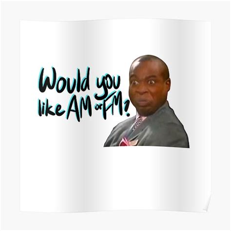Mr Moseby Am Or Fm Poster By Lol Doorknob Redbubble