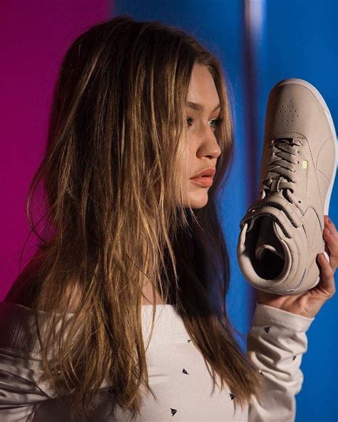 Gigi Hadid Sports The Freestyle Hi In Reebok S Always Classic Campaign Fashionisers