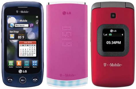 T Mobile Announces Three New Lg Phones Sentio Dlite And Gs170