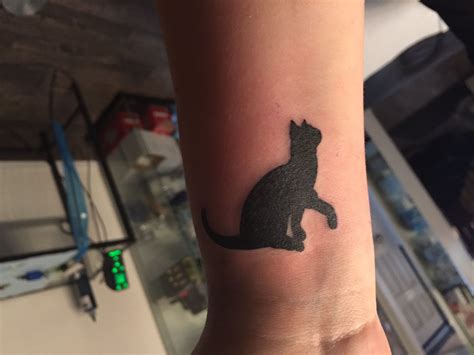 Cat Tattoo ️ ️ ️ Wrist Tattoo Tattoos Tattoos For Women Cat Tattoo
