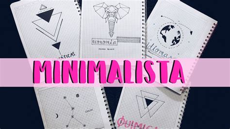 Imagenes para decorar dibujos para decorar cuadernos www. Marca tus cuadernos estilo minimalista♡ | Mariana Herrera - YouTube