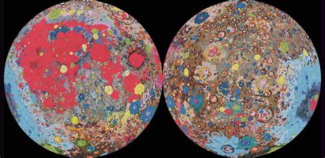 First Ever Comprehensive Geologic Map Of The Moon