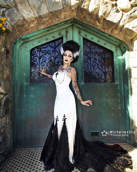 Image May Contain 1 Person Standing Bride Of Frankenstein Costume