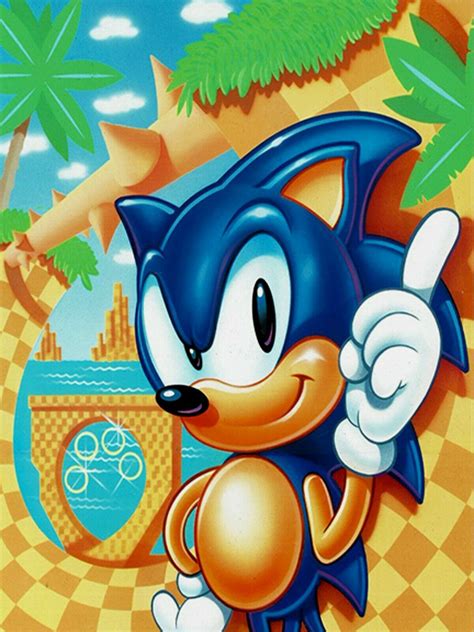 Sonic The Hedgehog Sega Retro Metal Wall Sign Plaque Kids Playroom Tv