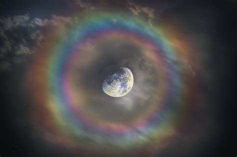 Photographer Captures Stunning Lunar Corona Shot During Lockdown