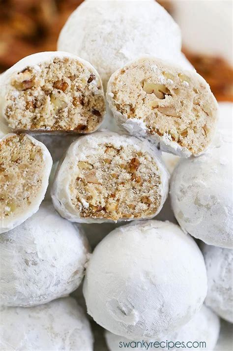 pecan snowballs this 7 ingredient easy pecan snowball cookie recipe is a h… cookies recipes