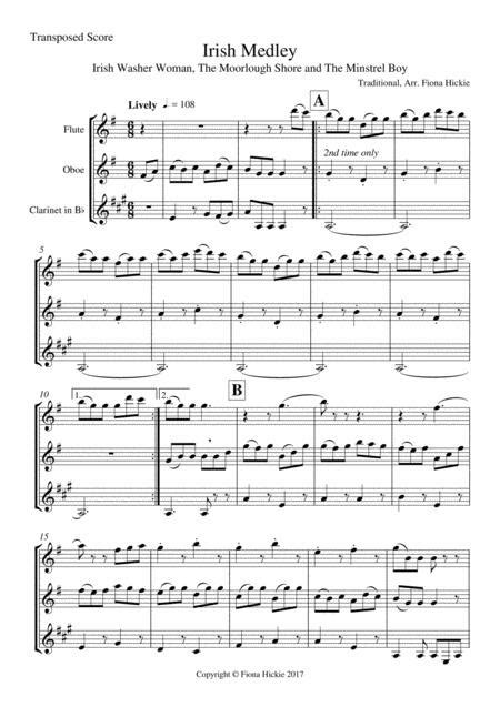 Irish Medley By Anon Digital Sheet Music For Download And Print A0