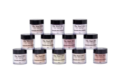 12 Colours 10ml Powder Nude Set Acrylic