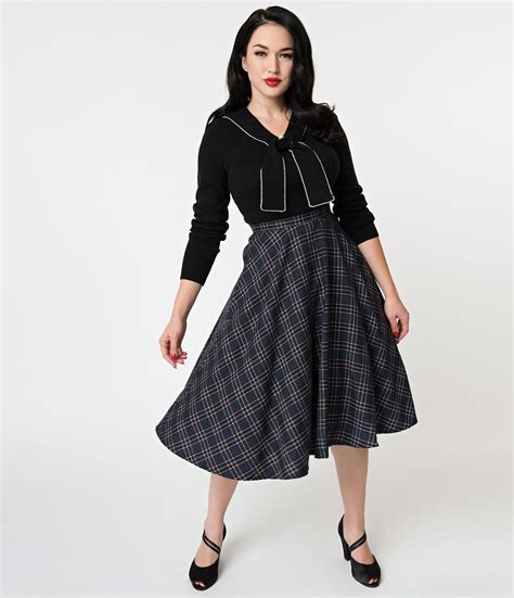 50s Skirt Styles Poodle Skirts Circle Skirts Pencil Skirts
