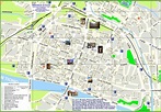 Pavia tourist map
