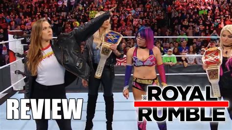 Ronda Rousey Debuts Wwe Royal Rumble Full Show Review Oskuka