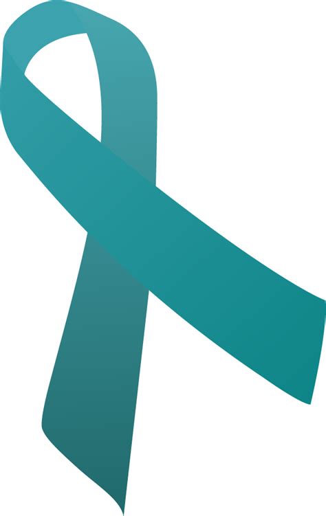 Teal_ribbon | St. James's Hospital Foundation png image