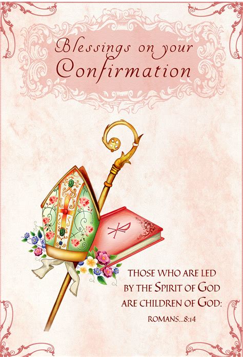 Confirmation Religious Cards Cf75 Pack Of 12 2 Designs