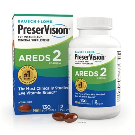 Preservision Areds Formula Eye Vitamin And Mineral Supplement Mini Soft Gels Ct Frys