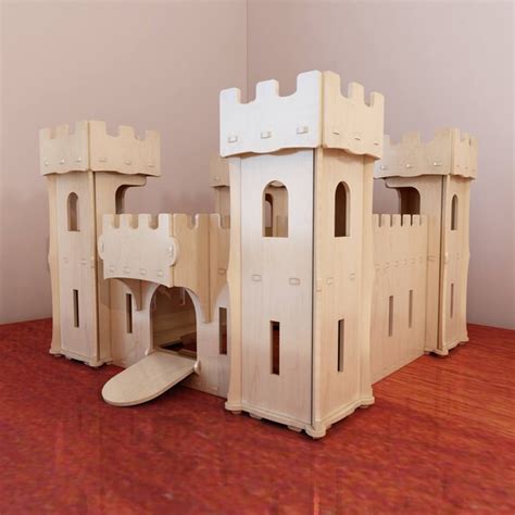 From simple jigsaw puzzles to complex car and plane reproductions, you'll find the perfect. Beautiful wooden Castle toy plans. Pattern vector model for | Etsy