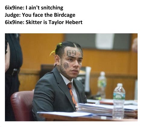 Stitched Up 6ix9ine Snitch Know Your Meme