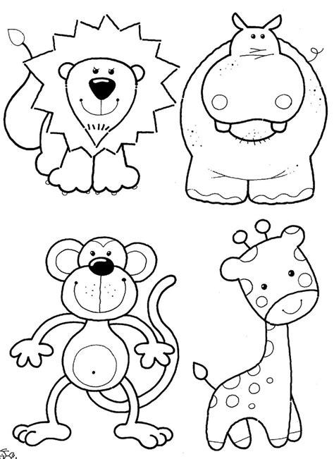 Wild animals are everywhere in the world. All animals coloring pages download and print for free