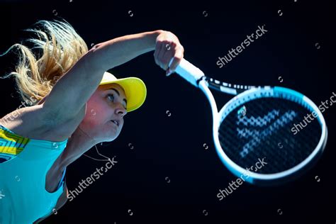 Belgian Maryna Zanevska Pictured Action During Editorial Stock Photo