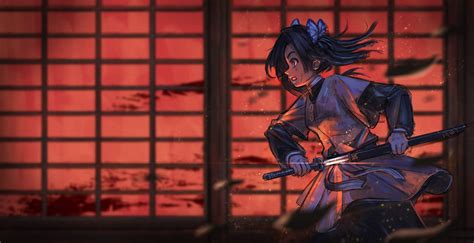 Download Demon Slayer Aoi Kanzaki Wallpaper | Wallpapers.com