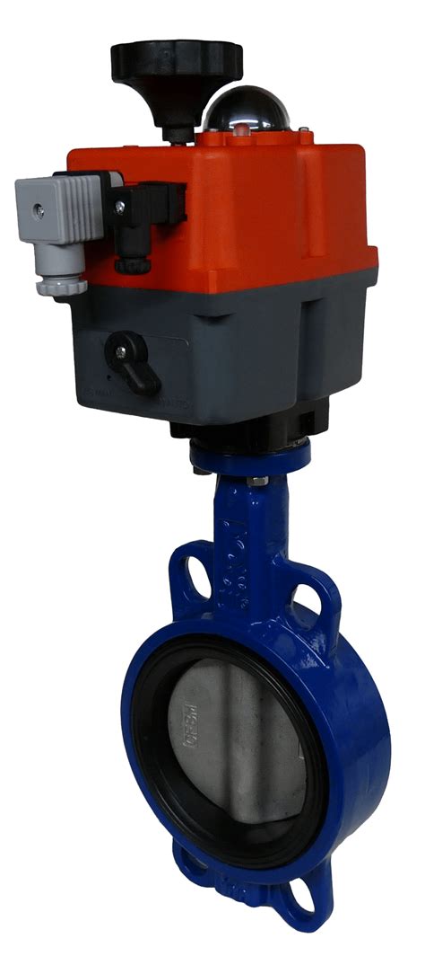 Electric Cast Iron Butterfly Valve With Jj Actuator Genebre 2109 Avs