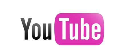 Transparent Pink Youtube Png Cool Youtube Logo Transparent Background
