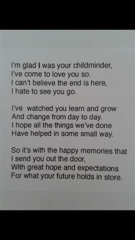 Childminder Child Leaving Poem Kids Poems Preschool Songs Preschool