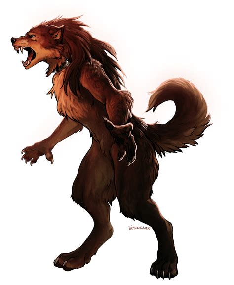 Fluffy Werewolf By Xanderwulf Rimaginarywerewolves