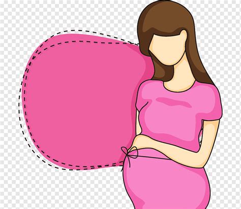 Gambar Ibu Hamil Kartun Hitam Putih Stylish Pregnant Woman Vektor