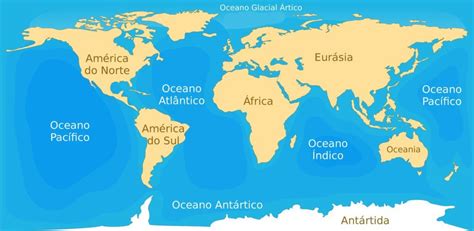 Plano De Aula De Geografia Sobre Os Continentes E Oceanos Em 2020