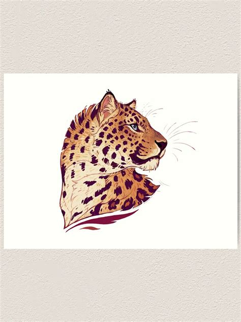 Amur Leopard Art Print By Giulialibard Redbubble