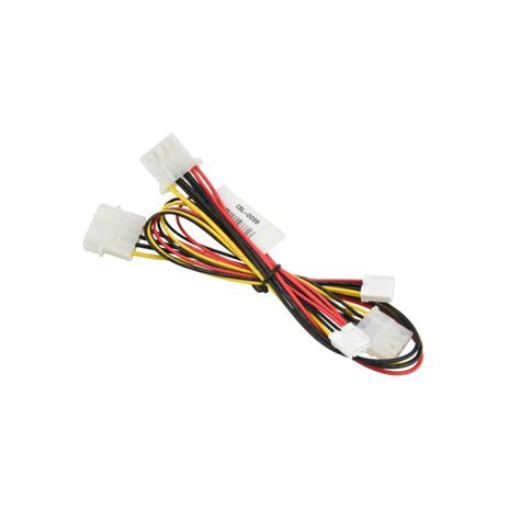 Supermicro CBL 0099 4 Pin Peripheral Connector 35 25 12cm To 2x 4 Pin