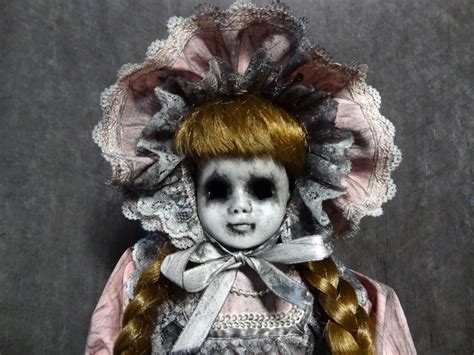 Creepy Doll With No Eyes Spooky Doll Scary Doll Haunted Doll Etsy