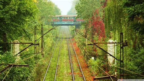 Train Passing Over Train Tracks Wallpaper Cars Wallpaper Better