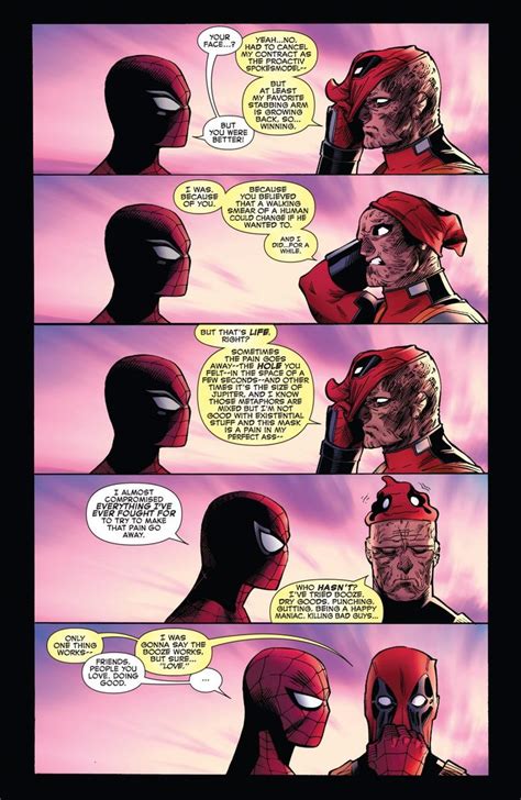 Spider Man And Deadpool Hugging Deadpool Comic Deadpool And Spiderman Deadpool X Spiderman