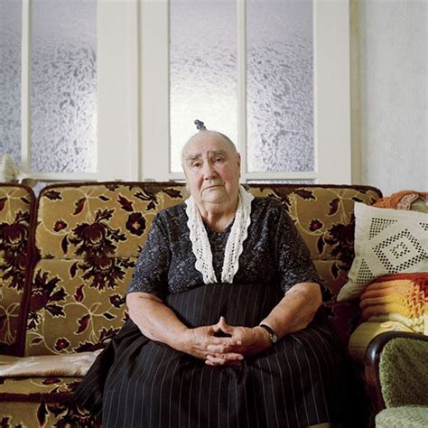 Portraits Of Elderly Peasant Women Who Continue To Wear Traditional