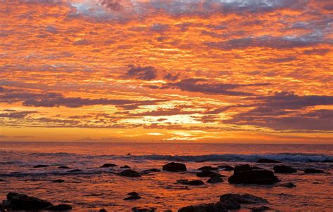 Wallpaper Beach Twilight Sea Ocean Sunset Seascape