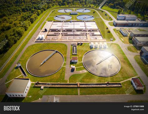 Aerial View Sewage Image And Photo Free Trial Bigstock