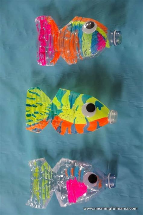 31 Plastic Bottle Crafts For Kids With No Cutting Playtivities