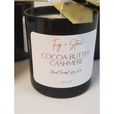 Hand Poured Soy Cocoa Cashmere Wax Melts Packaging Candle Label
