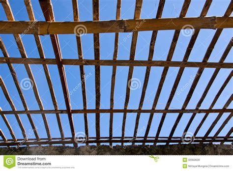 Bamboo Roof Stock Photo Image Of Construction Native 32350628