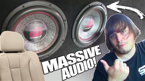 Massive Audio Subs W 4000 Watt Bass Amp Install 12 Inch Summo Xl And Hippo In Prefab Subwoofer