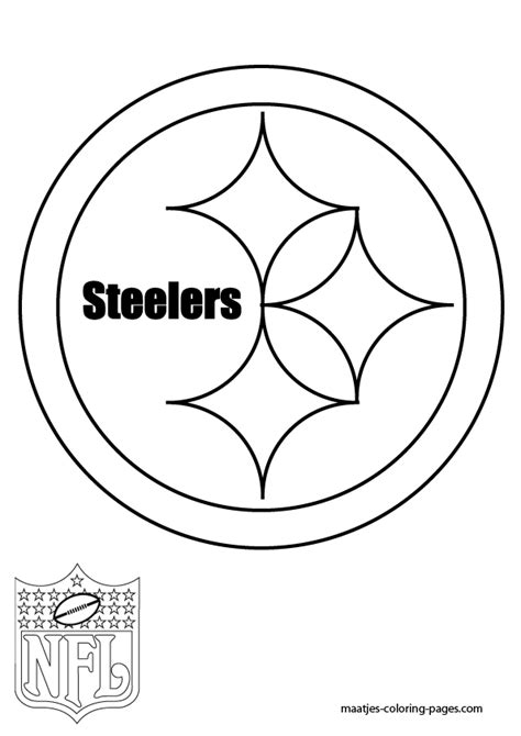 827x609 the suitable images nfl logos coloring pages stylish. Pittsburgh Steelers Logo Coloring Page | Coloring pages ...