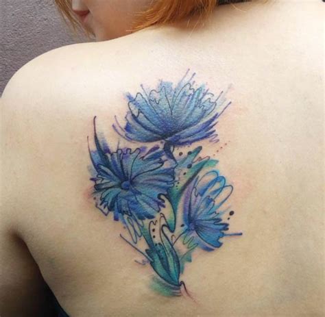 36 Stunning Watercolor Flower Tattoos Tattooblend