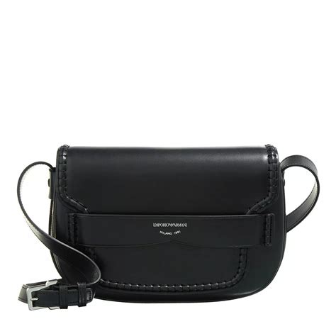 Emporio Armani P69 Shoulder Bag Black | Crossbody Bag
