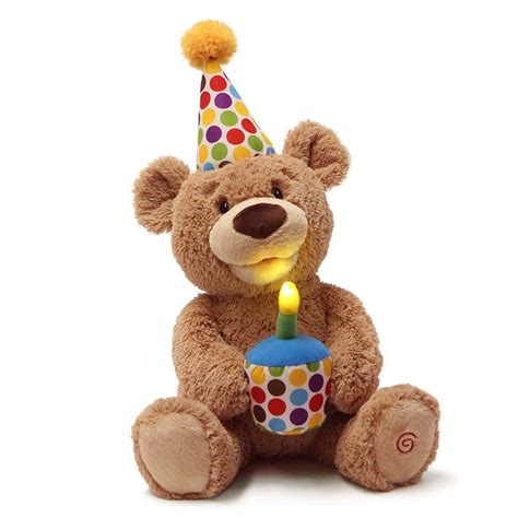 Gund Happy Birthday Animated Teddy 12 In